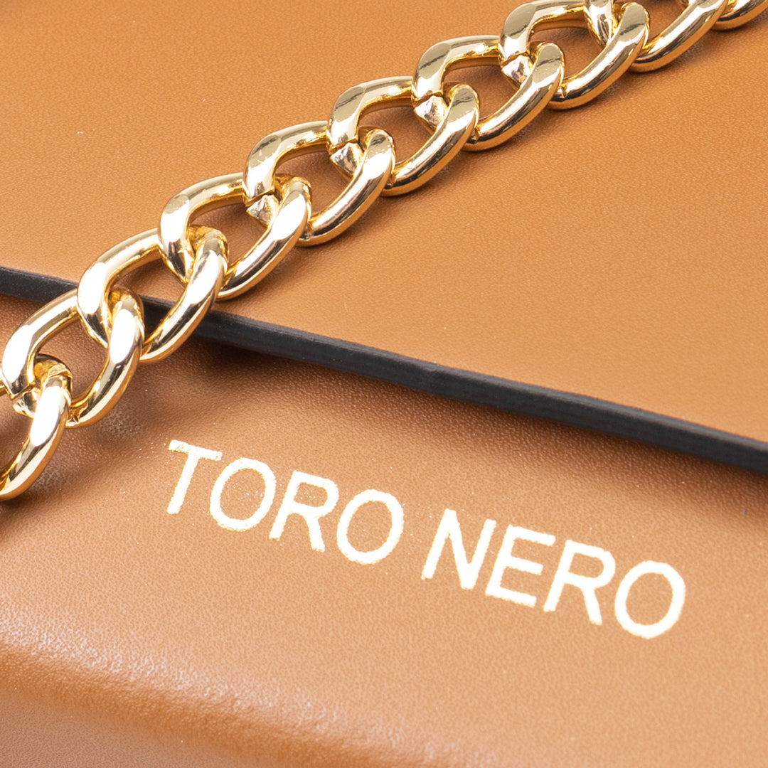 Borsa da donna in vera pelle marrone Natalia