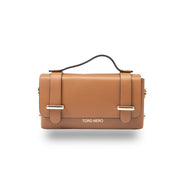 Borsa da donna in vera pelle marrone Natalia