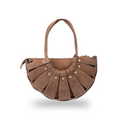 Borsa da donna in vera pelle marrone Ruth