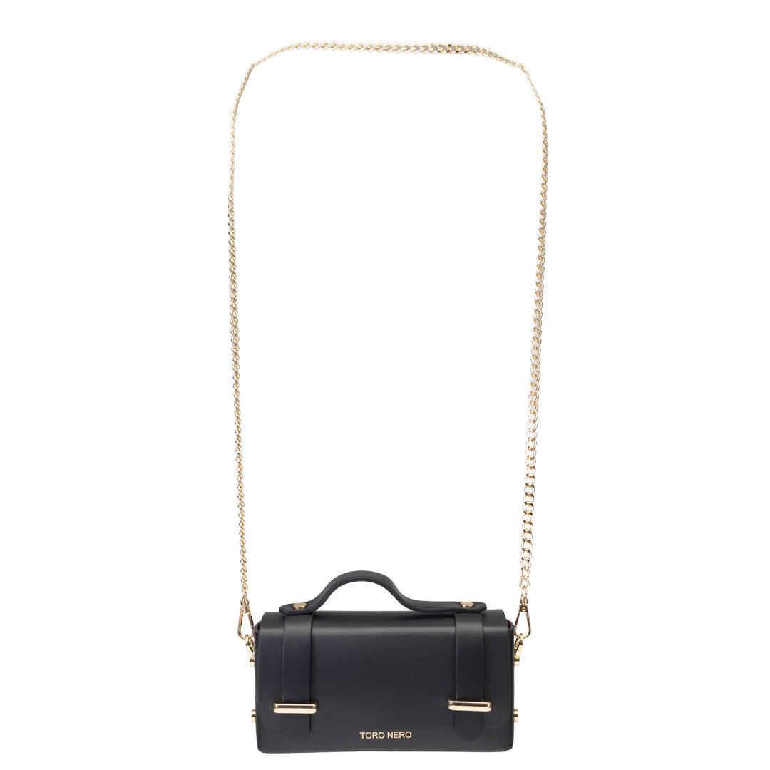 Borsa da donna in vera pelle nera Natalia