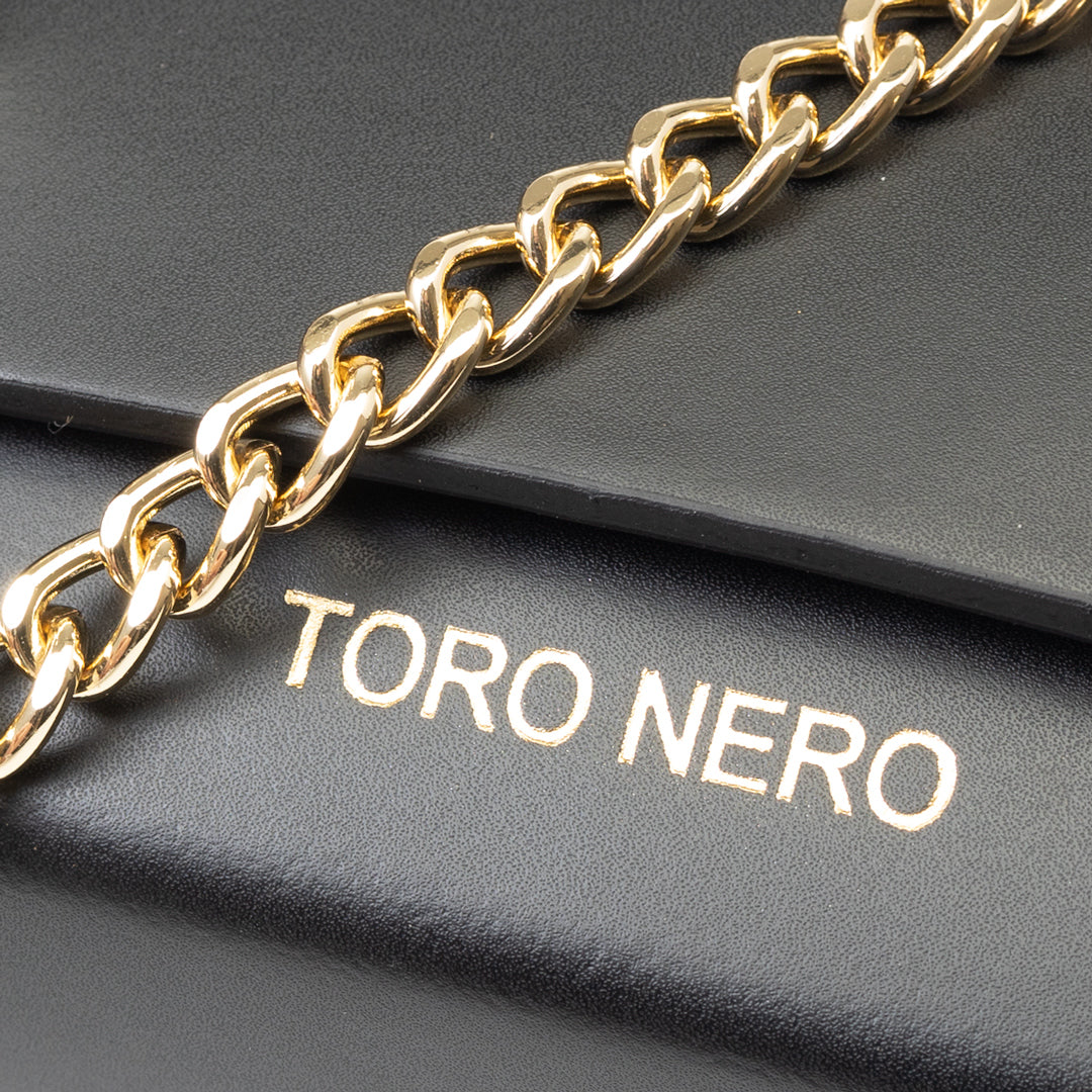 Borsa da donna in vera pelle nero-marrone Natalia