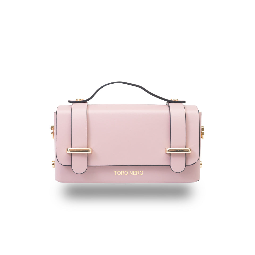 Borsa da donna in vera pelle rosa Natalia
