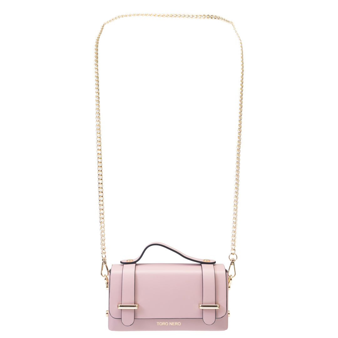 Borsa da donna in vera pelle rosa Natalia