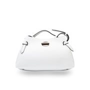 Borsa da donna in vera pelle bianca Tania