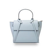 Borsa da donna in vera pelle azzurra Erika