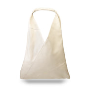 Borsa da donna in vera pelle beige Camelia
