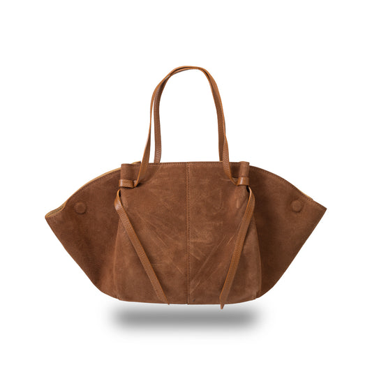 Borsa da donna in vera pelle marrone Alice