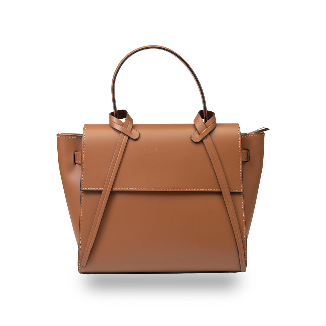 Borsa da donna in pelle naturale marrone Erika