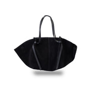 Damenhandtasche aus echtem Leder, schwarz, Alice