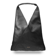 Damenhandtasche aus echtem Leder, schwarz, Camelia