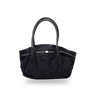 Borsa da donna in vera pelle nera Elena