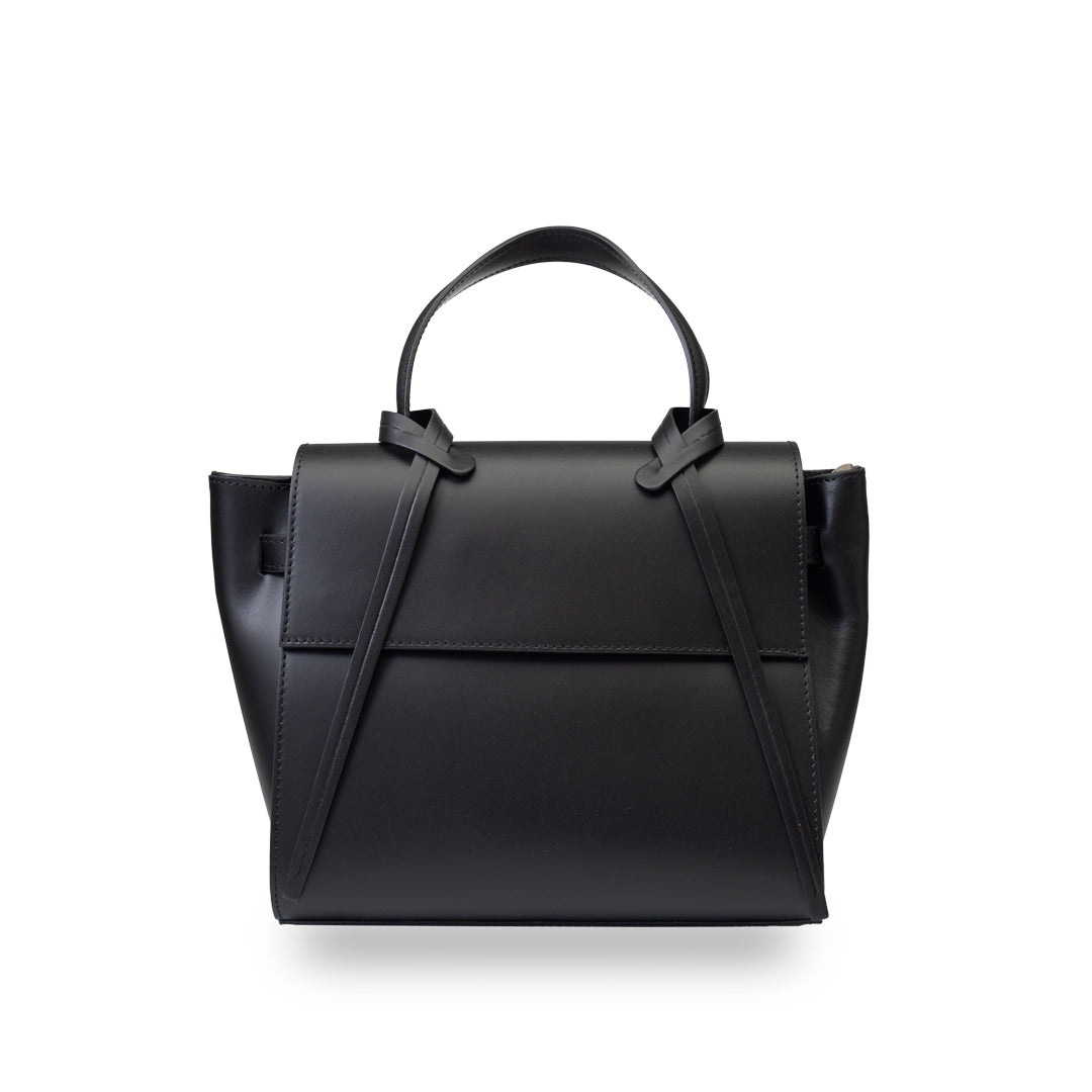 Borsa da donna in vera pelle nera Erika
