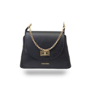 Borsa da donna in vera pelle nera Raisa