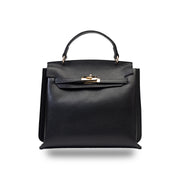 Borsa da donna in vera pelle nera Raluca