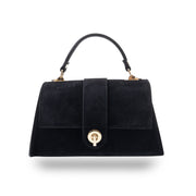 Borsa da donna in vera pelle nera Verona