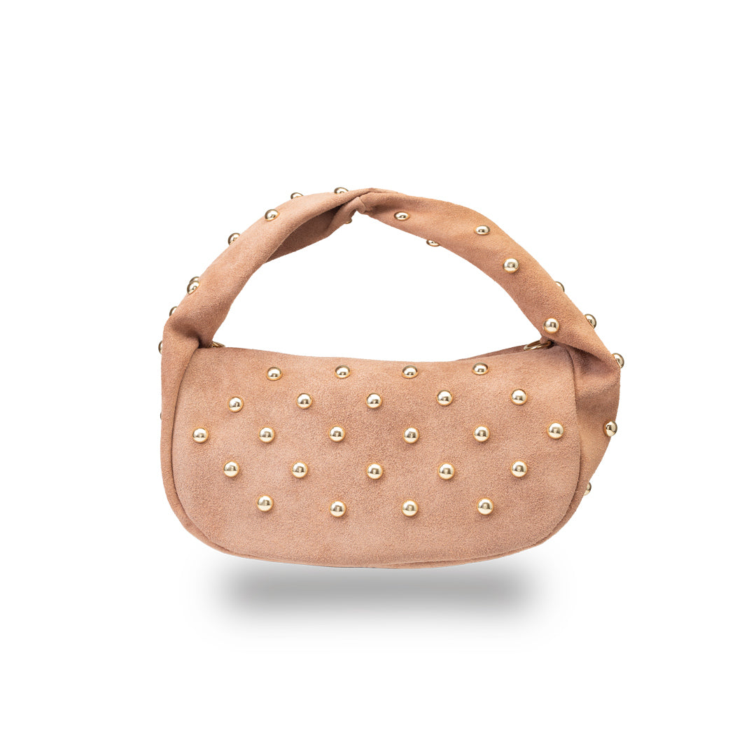 Borsa da donna in vera pelle rosa Naty