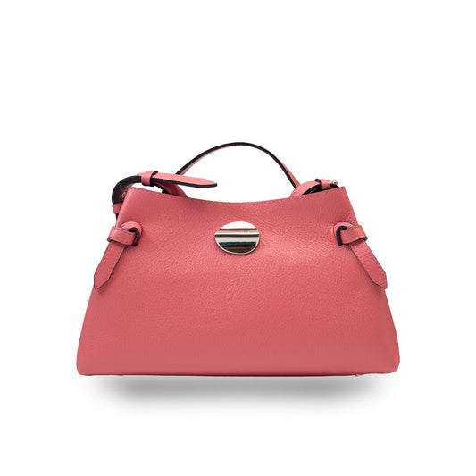 Borsa da donna in pelle rosa salmone Tania
