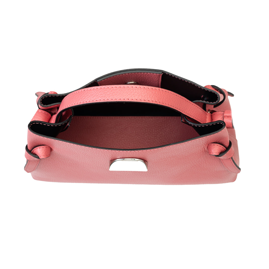 Borsa da donna in pelle rosa salmone Tania