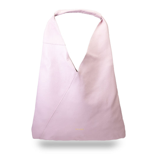 Borsa da donna in vera pelle rosa chiaro Camelia
