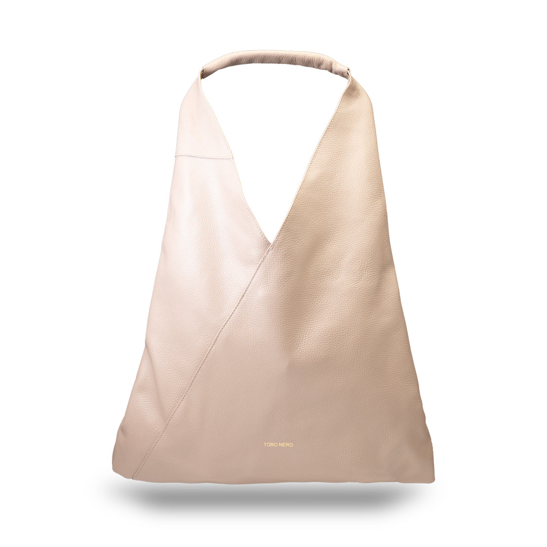 Borsa da donna in vera pelle rosa chiaro Camelia