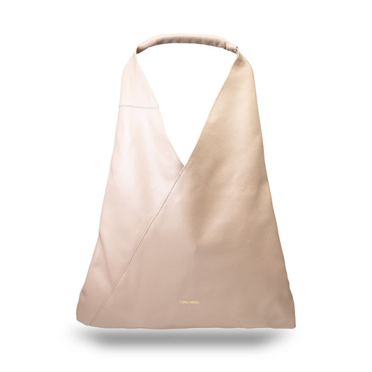 Borsa da donna in vera pelle rosa chiaro Camelia