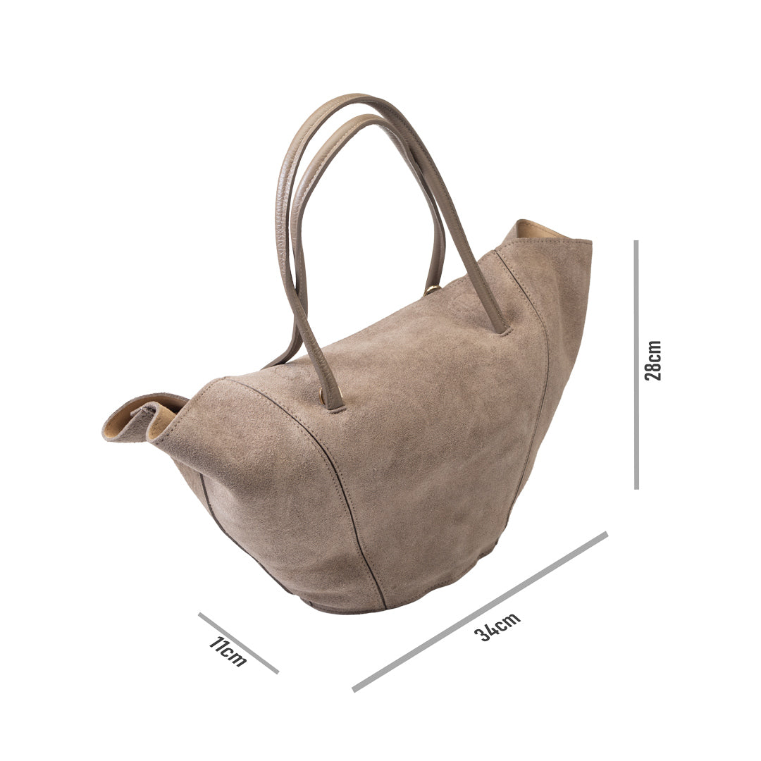 Borsa da donna in vera pelle testa di moro Diana