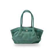 Borsa da donna in vera pelle verde Elena