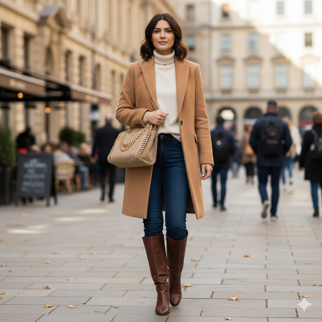 Borsa da donna in pelle naturale tortora Ilona