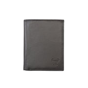 Herrenbrieftasche aus echtem braunem Leder Ryan, RFID-Schutz