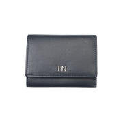 Portafoglio da donna in vera pelle blu navy Ellis, protezione RFID