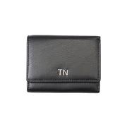 Portafoglio da donna in vera pelle nero Ellis, protezione RFID