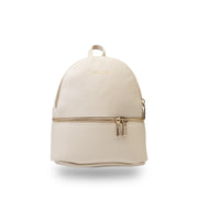 Zaino da donna in pelle naturale beige Teen Spirit
