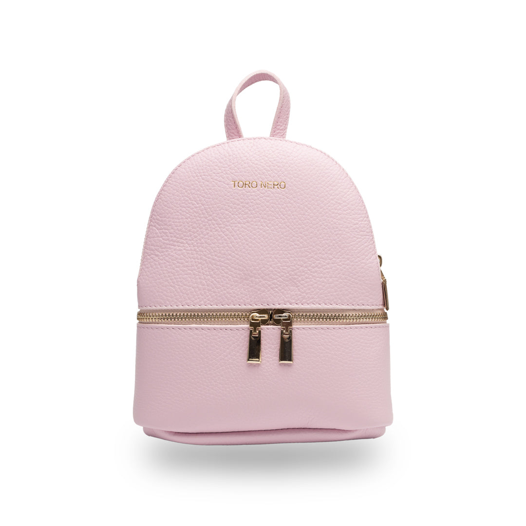 Zaino da donna in vera pelle lilla Teen Spirit