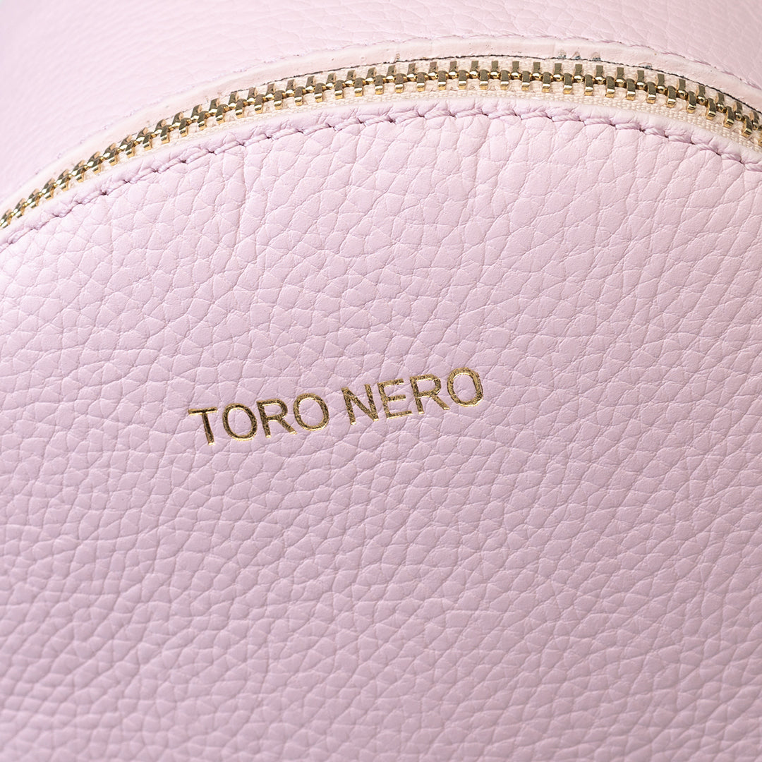 Zaino da donna in vera pelle lilla Teen Spirit