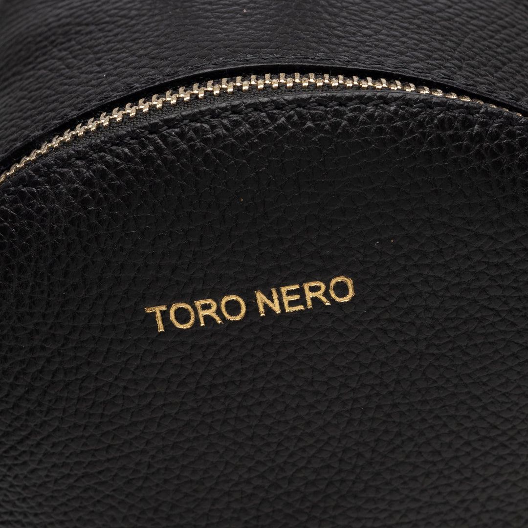 Zaino da donna in vera pelle nero Teen Spirit