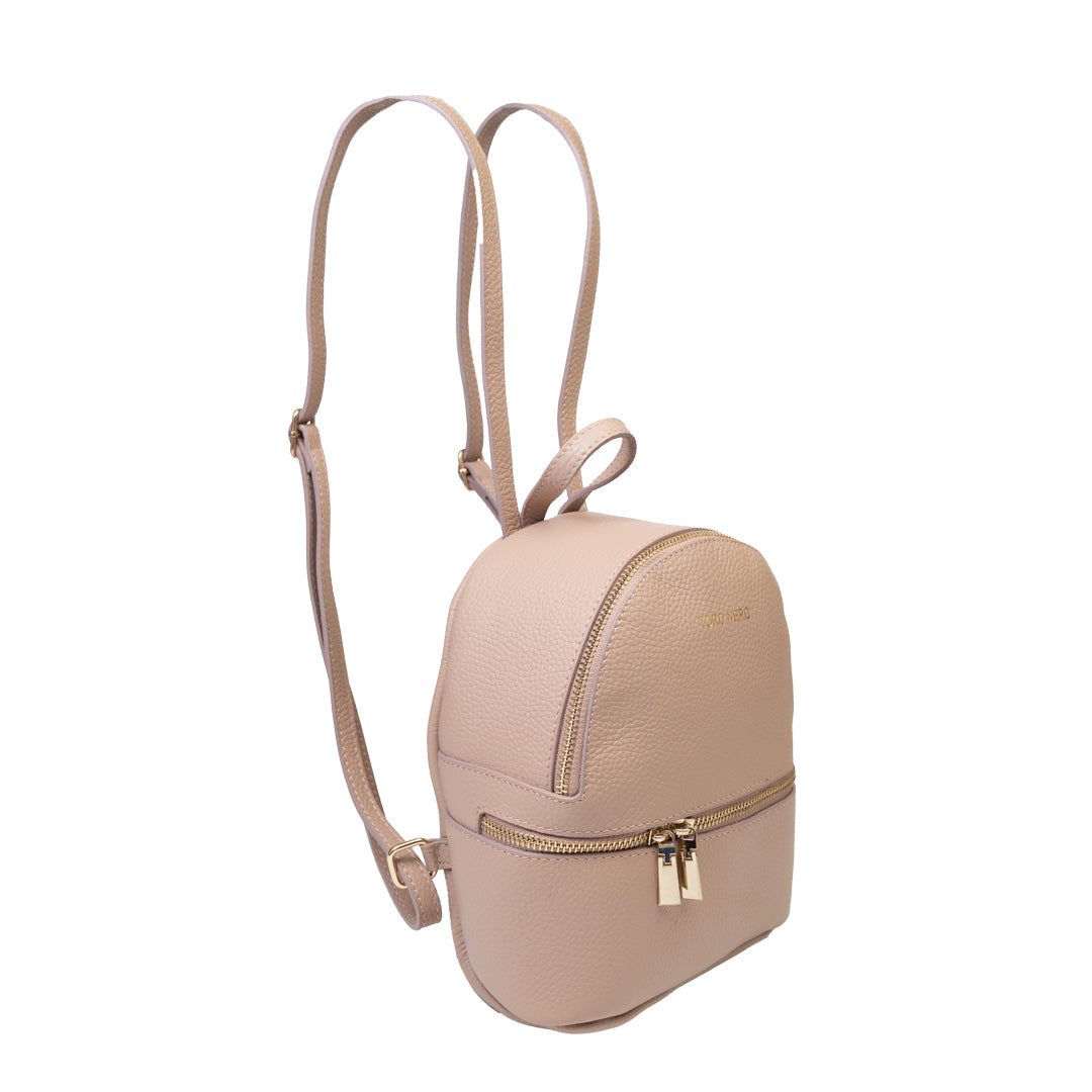Zaino da donna in vera pelle rosa chiaro Teen Spirit
