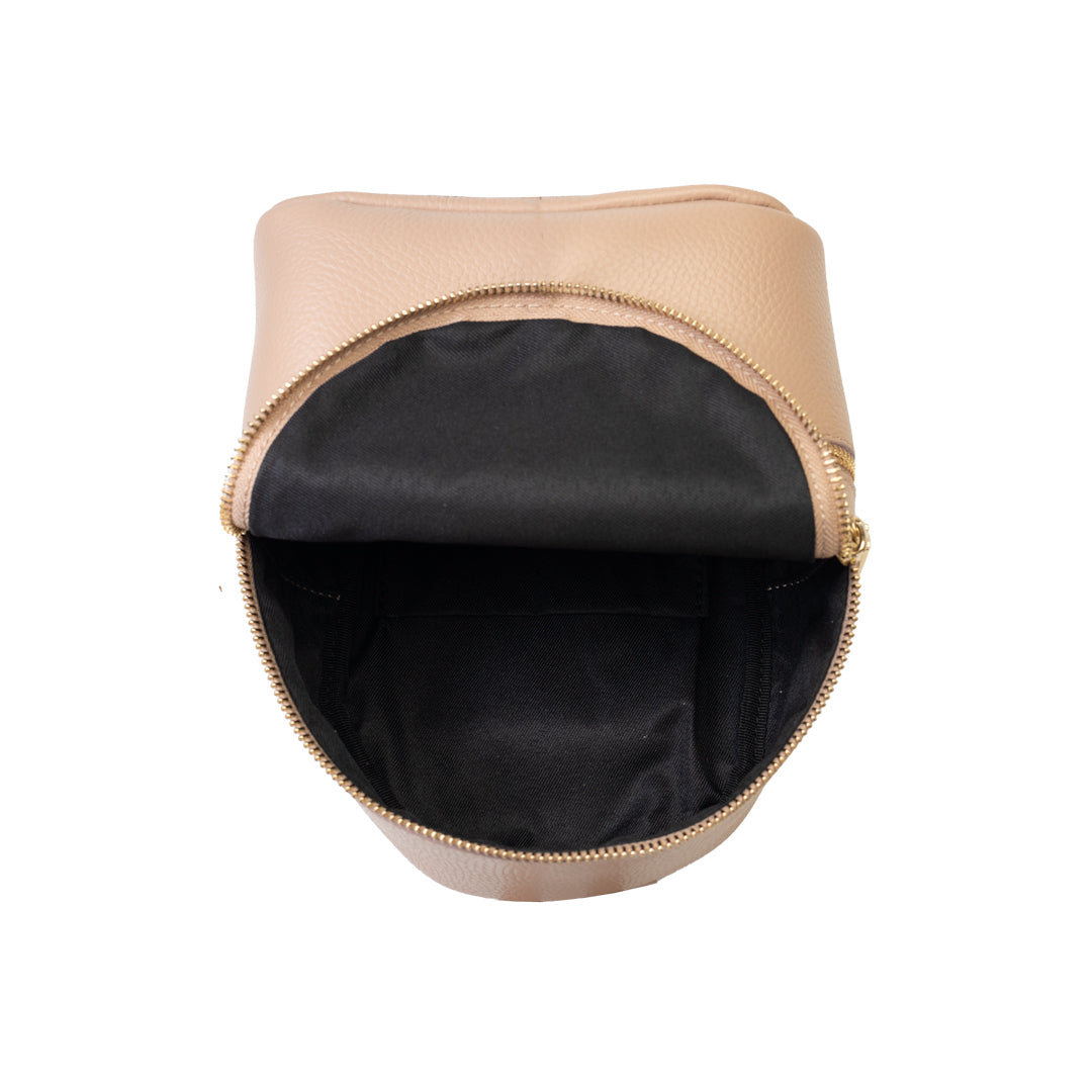 Zaino da donna in vera pelle rosa chiaro Teen Spirit