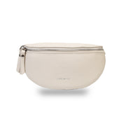 Women's beige genuine leather bag Waist Glam