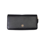 Portafoglio da donna in vera pelle nero-dettaglio Arya